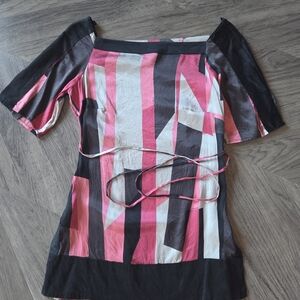 Bebe Min Dress Tinuc with Belt